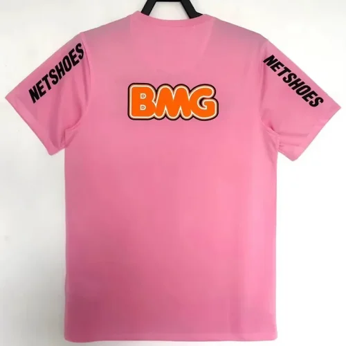 2012-2013 Santos FC Pink Retro Soccer Jersey