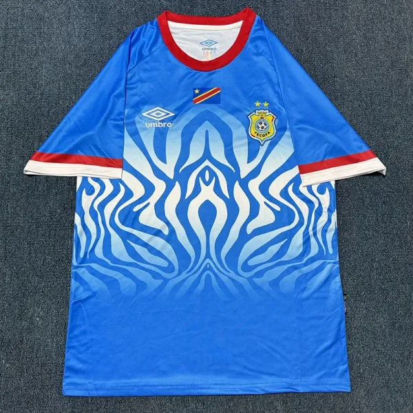 26-27 DR Congo Blue Fans Soccer Jersey