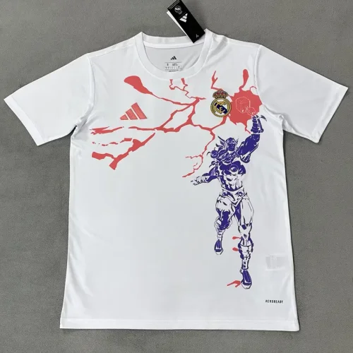 25-26 RMA White Joint Edition Training Shirts (漫威)
