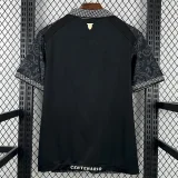 2025 Ecuador Black 100th Anniversary Goalkeeper Soccer Jersey (花图案)