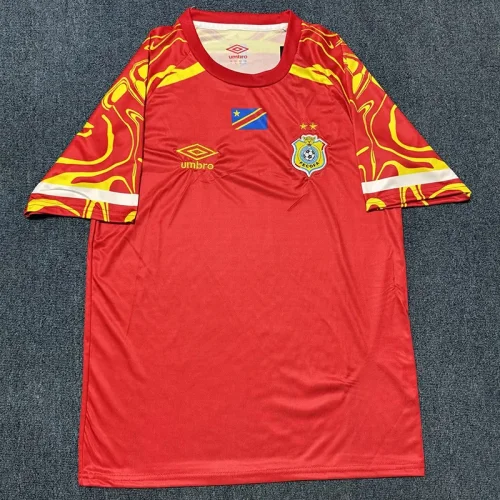 26-27 DR Congo Red Fans Soccer Jersey