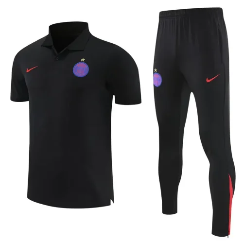 25-26 PSG Black Polo Tracksuit