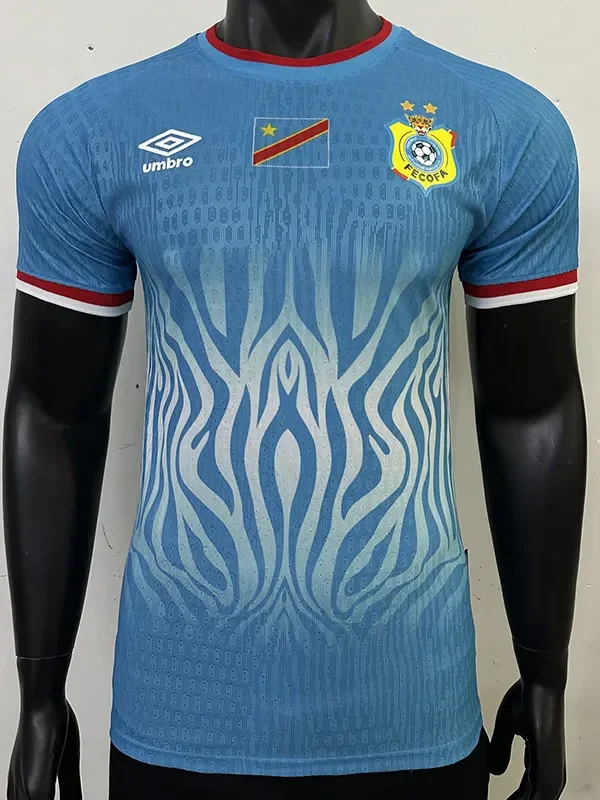 26-27 DR Congo Blue Player Version Soccer Jersey