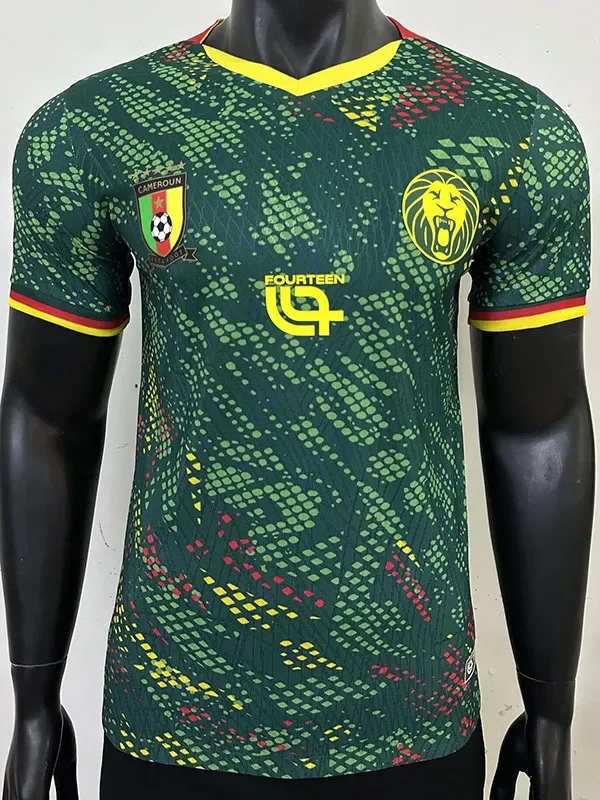 26-27 Cameroon Home Player Version Soccer Jersey