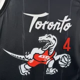 25-26 Raptors BARNES #4 Black City Edition Top Quality Hot Pressing NBA Jersey