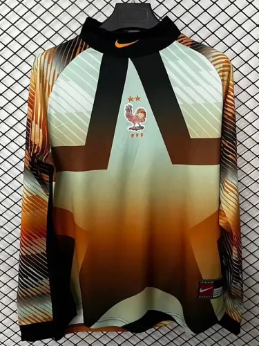 25-26 France Special Edition Goalkeeper Long Sleeve Soccer Jersey (长袖)