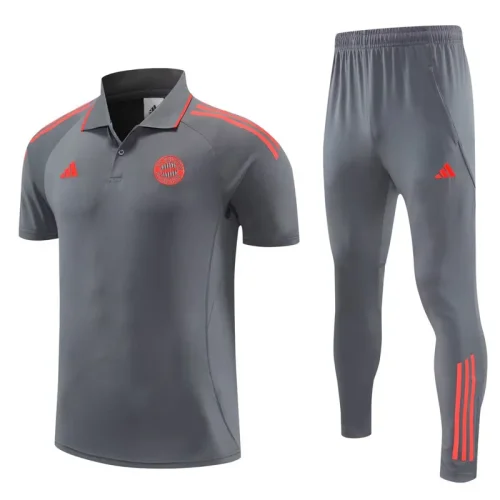 25-26 Bayern Dark gray Polo Tracksuit