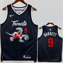 25-26 Raptors BARRETT #9 Black City Edition Top Quality Hot Pressing NBA Jersey 25-26 Raptors BARRETT #9 Black City Edition Top Quality Hot Pressing NBA Jersey