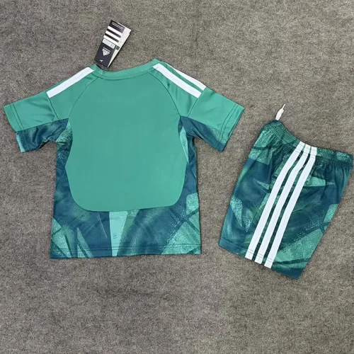 26-27 Germany Green Goalkeeper Kids Soccer Jersey