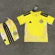 26-27 Scotland Yellow Goalkeeper Kids Soccer Jersey