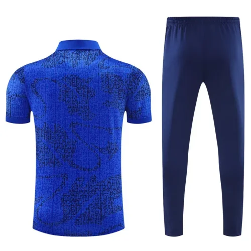 25-26 France Fancy blue Polo Tracksuit