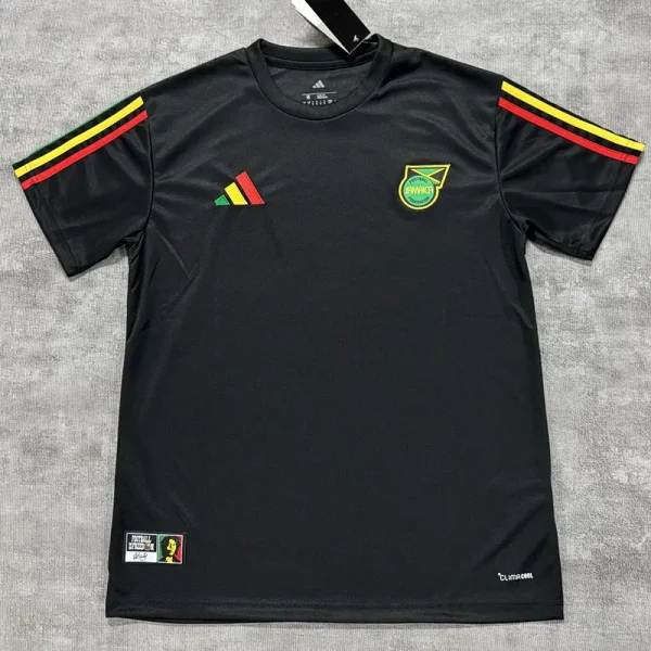 26-27 Jamaica Black Fans Soccer Jersey