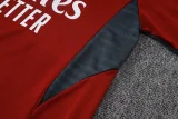 25-26 ARS Jujube red Kids Half Pull Tracksuit #E25195(童装)(半拉链)