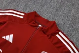 25-26 ARS Jujube red Kids Half Pull Tracksuit #E25195(童装)(半拉链)