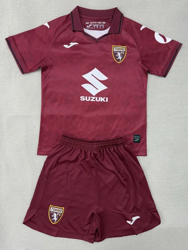 25-26 Torino Home Kids Soccer Jersey