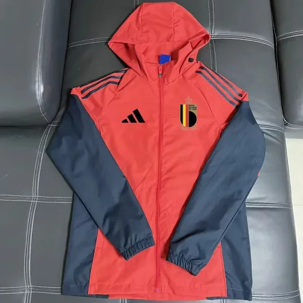 26-27 Belgium Red Windbreaker