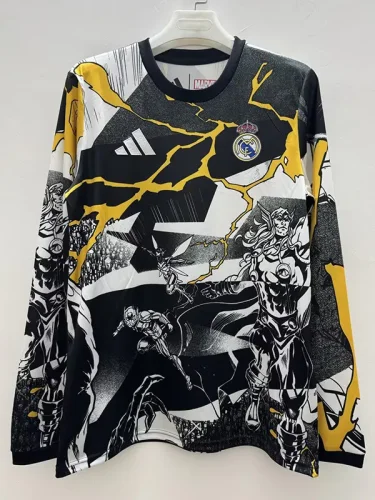 25-26 RMA White Black Joint Edition Long Sleeve Training (长袖)(漫威)
