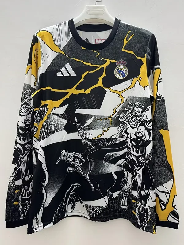 25-26 RMA White Black Joint Edition Long Sleeve Training (长袖)(漫威)