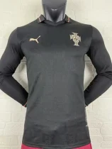 25-26 Portugal Black Special Edition Long Sleeve Player Version Soccer Jersey (长袖球员)