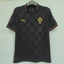 25-26 Portugal Black Special Edition 1:1 Fans Soccer Jersey (有领)