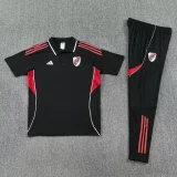 25-26 River Plate Black Polo Tracksuit