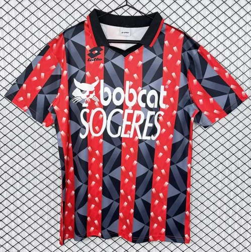 1993-1994 OGC Nice Home Retro Soccer Jersey