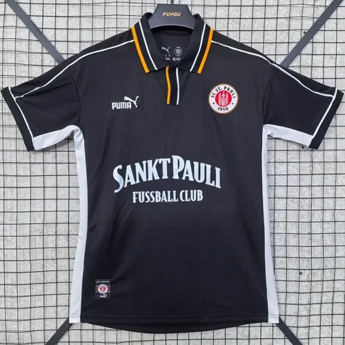 25-26 ST PAULI Black Special Edition Fans Soccer Jersey