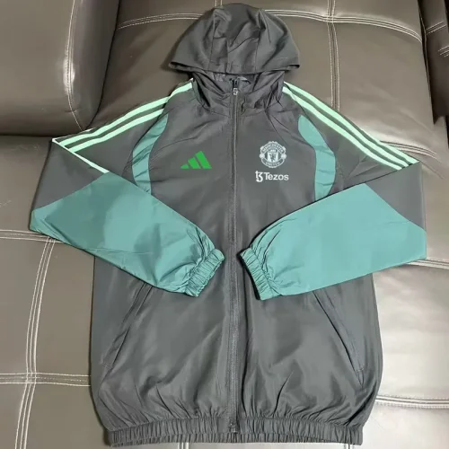 26-27 Man Utd Dark gray Windbreaker