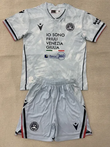 25-26 Udinese Away Kids Soccer Jersey