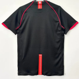 2007-2008 Man Utd Away Black Retro Soccer Jersey