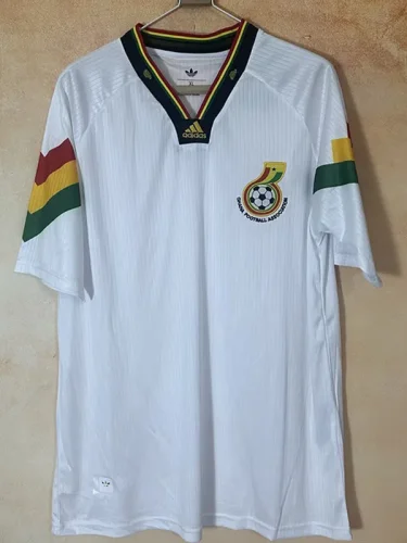 26-27 Ghana White Special Edition Fans Soccer Jersey (V领)