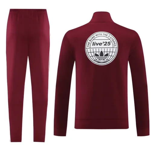 2025 Ad Oasis Jujube Red Jacket Tracksuit #AJ22