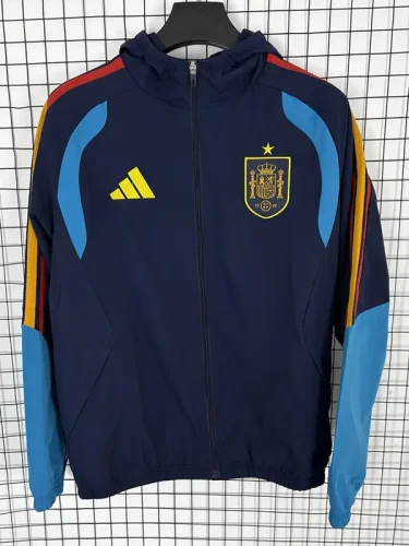 26-27 Spain Royal Blue Windbreaker