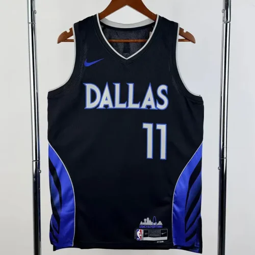 25-26 Dallas Mavericks IRVING #11 Black City Edition Top Quality Hot Pressing NBA Jersey(V领)