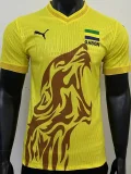 26-27 Gabon Yellow Player Version Soccer Jersey