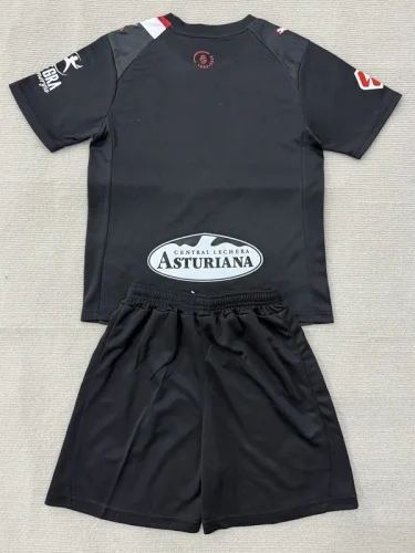25-26 Gijon Away Kids Soccer Jersey
