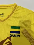 26-27 Gabon Yellow Player Version Soccer Jersey