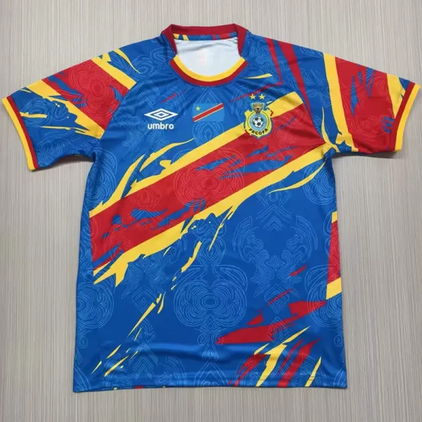 26-27 DR Congo Blue Red Special Edition Fans Soccer Jersey