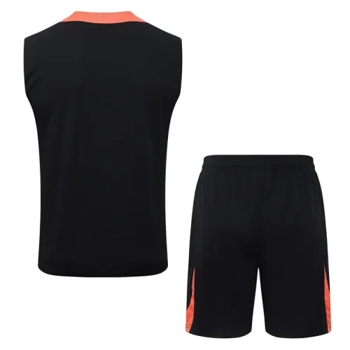 25-26 Brazil Black Tank top and shorts suit #D25269
