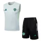 25-26 Al-Ahli Saudi Light green Tank top and shorts suit #D25262