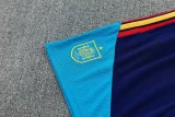 26-27 Spain Royal blue Tank top and shorts suit