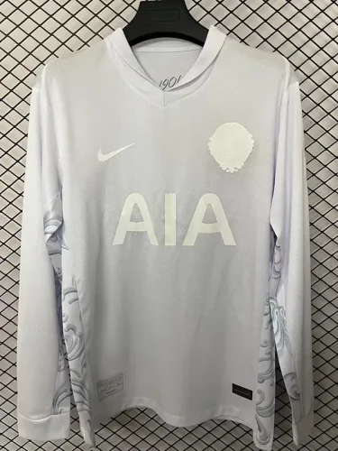 25-26 TOT White Special Edition Long Sleeve Soccer Jersey (长袖)
