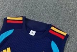 26-27 Spain Royal blue Tank top and shorts suit