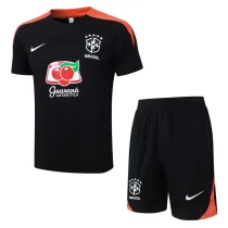 25-26 Brazil Black Training Short Suit #D25266
