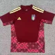 26-27 Italy Brown Red Goalkeeper Fans Soccer Jersey