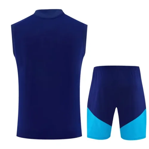26-27 Spain Royal blue Tank top and shorts suit