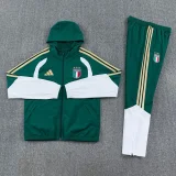 25-26 Italy Green Hoodie Jacket Tracksuit