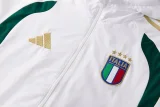 25-26 Italy White Hoodie Jacket Tracksuit