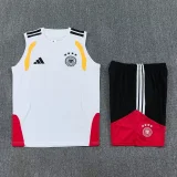 26-27 Germany White Tank top and shorts suit