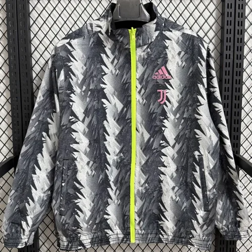 25-26 JUV Black & Gray Double Sided Windbreaker (双面风衣)